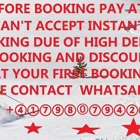 Contact Us At What App - 0041-798-079-427 To Book!! - Chalet Douce 1850