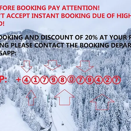 Villa Contact Us At What App - 0041-798-079-427 To Book!! - Chalet Douce 1850 *